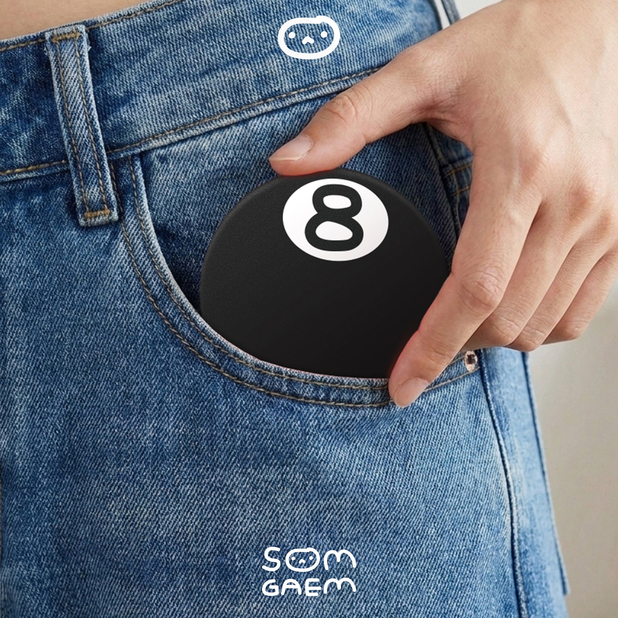 8-Ball Pocket Mirror