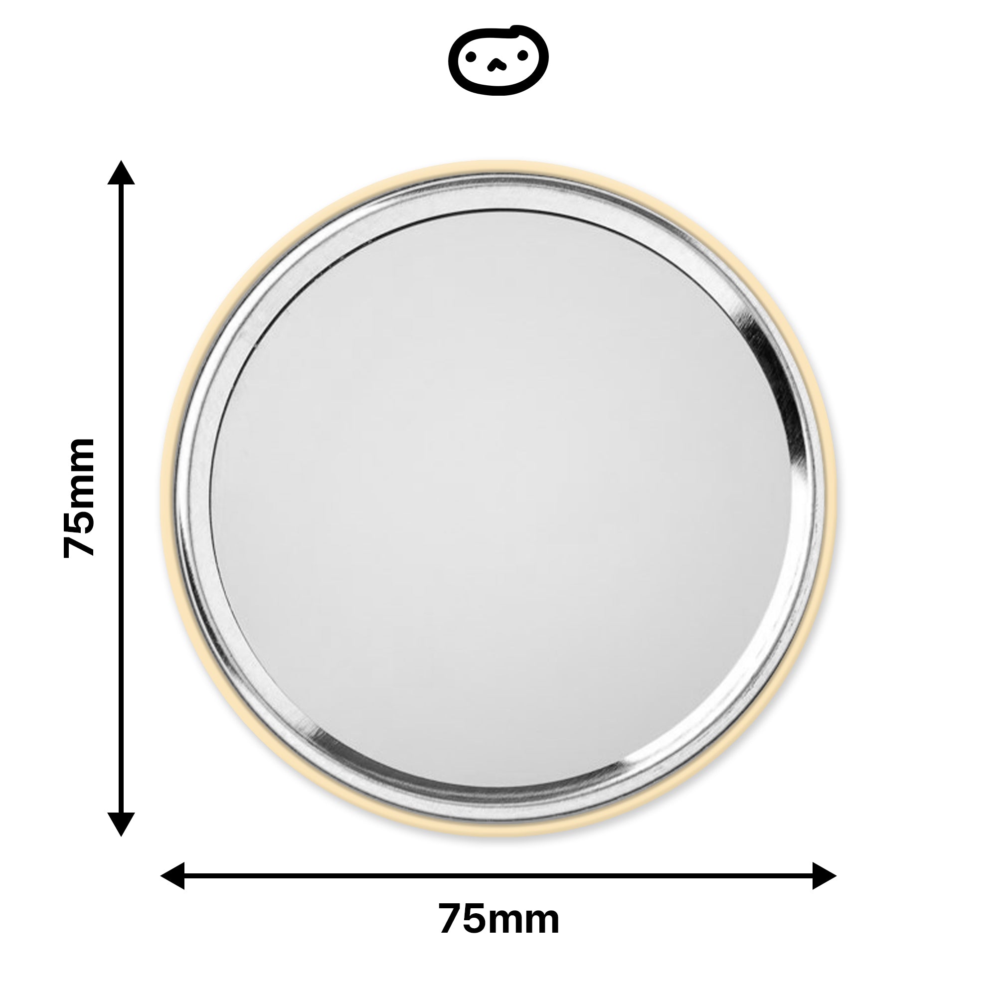Pancake Pocket Mirror