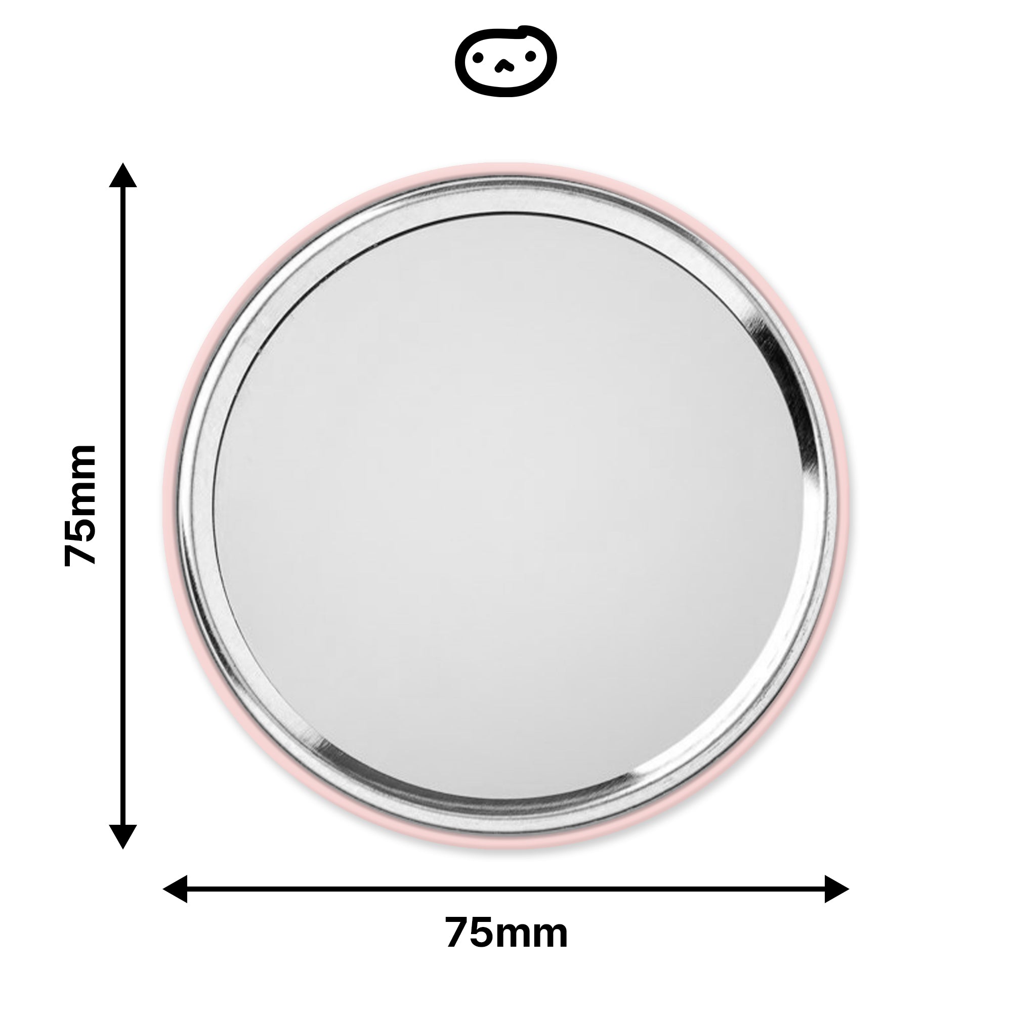 Cherry Pocket Mirror