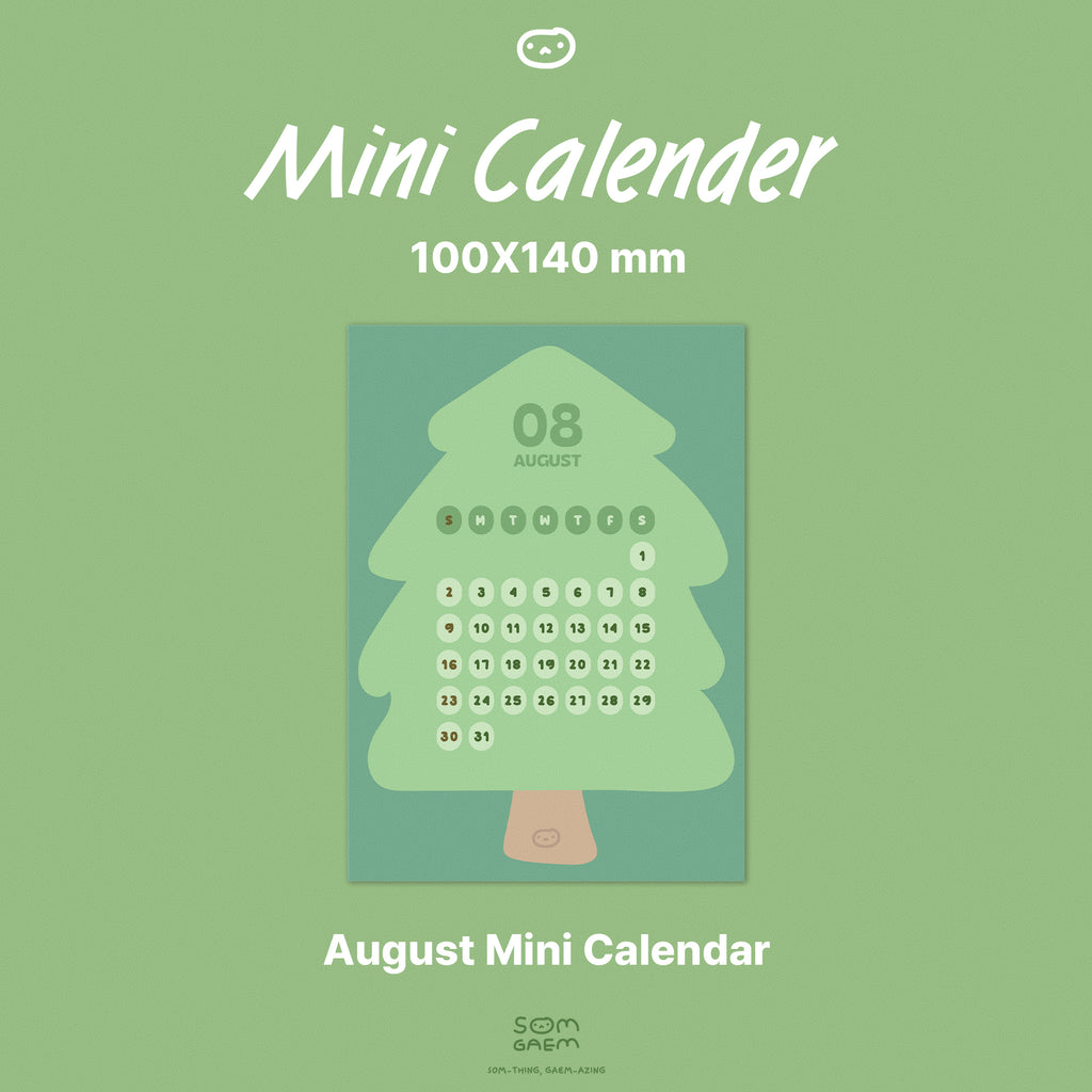 Somgaem Print Club | August 2026 | Benny the Bear
