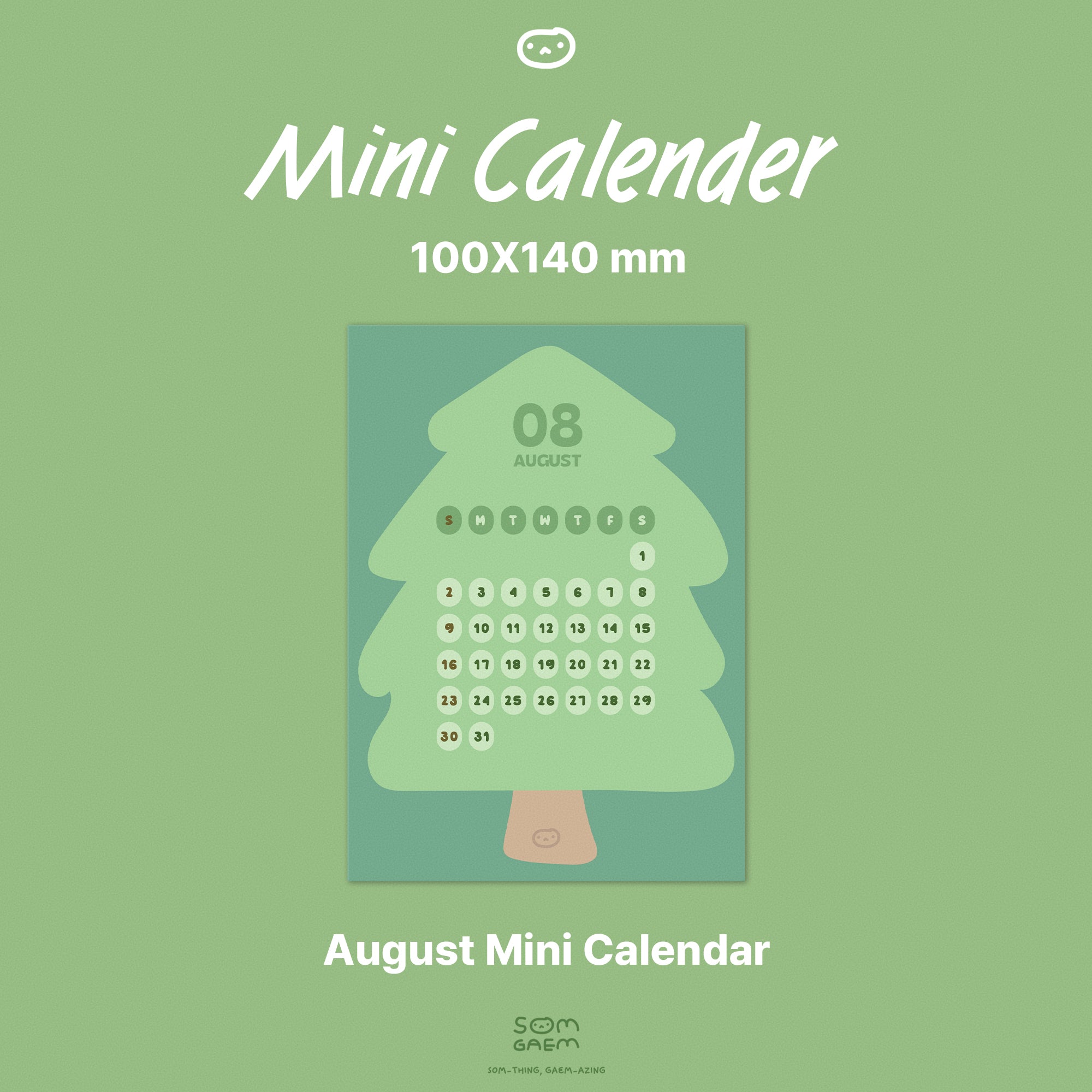 Somgaem Print Club | August 2026 | Benny the Bear
