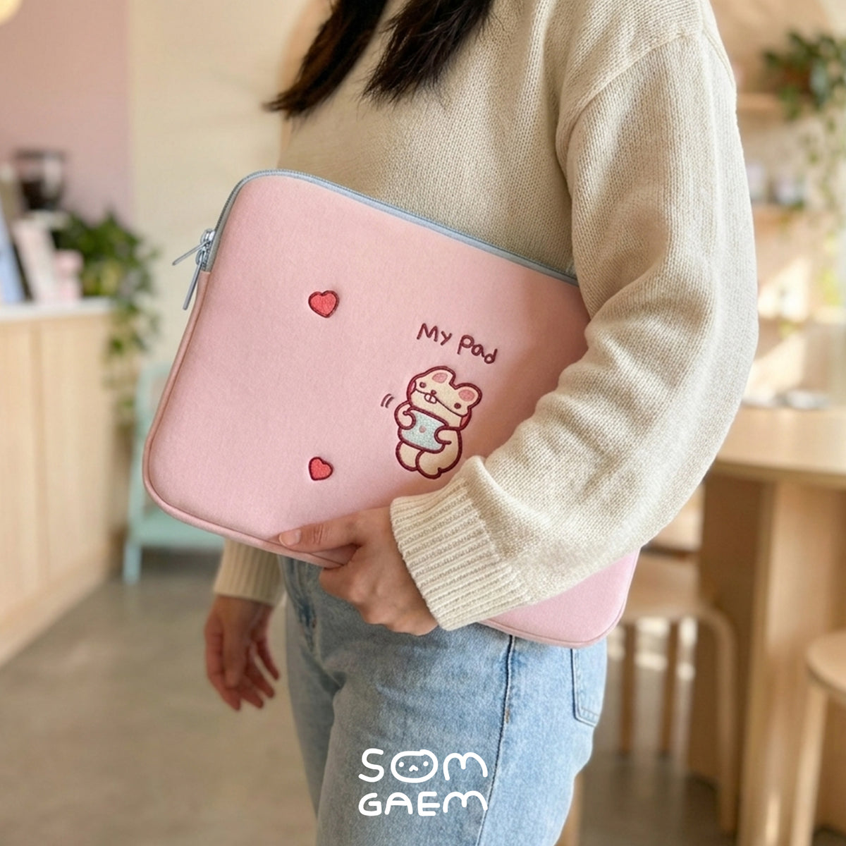 Berry Bunny Laptop Sleeve