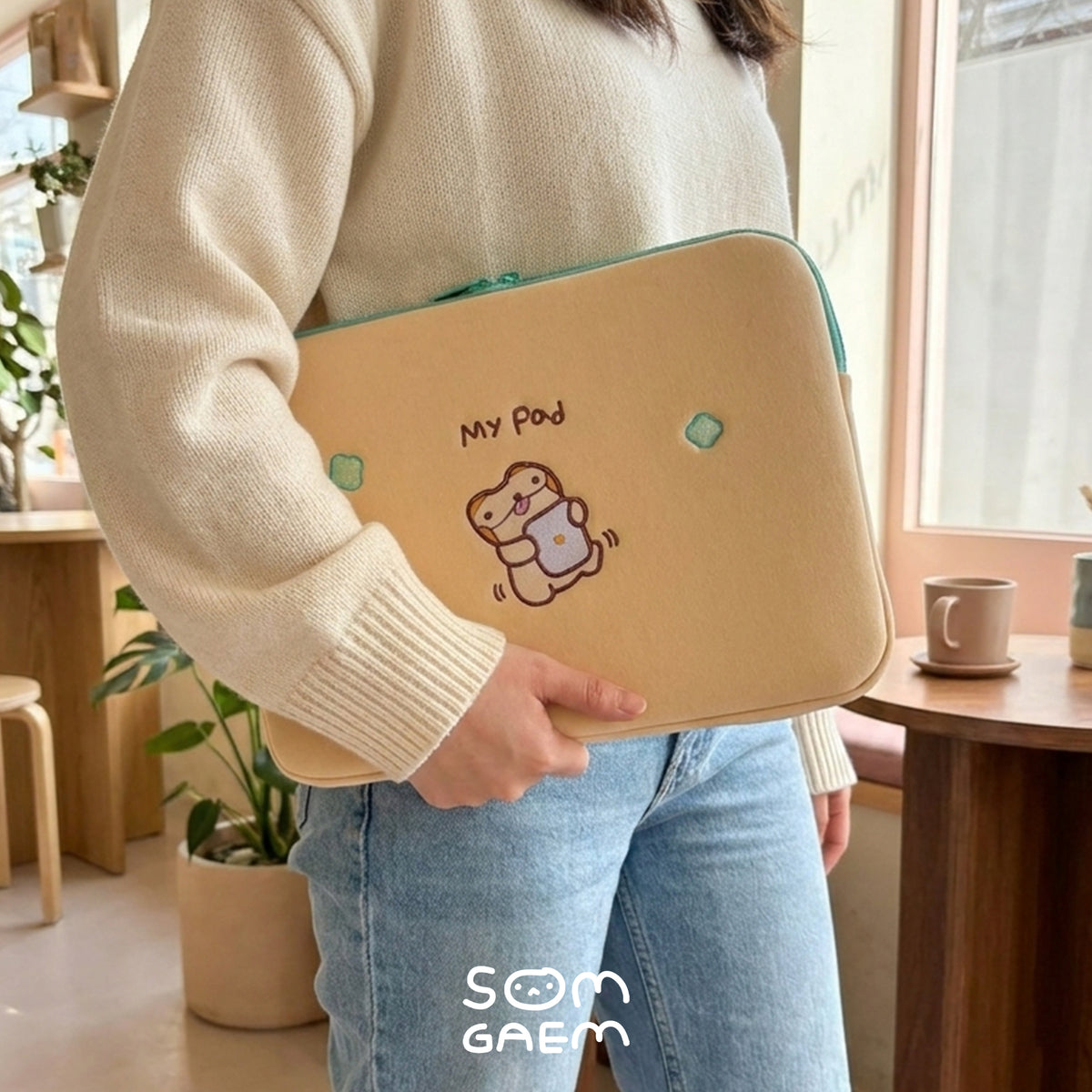 Butter Cat Laptop Sleeve
