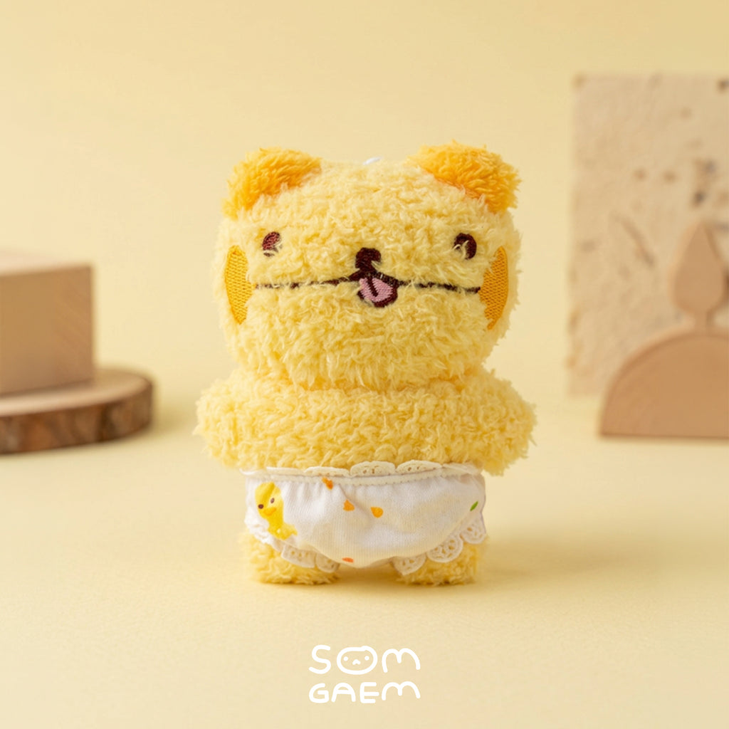 Butter Cat Plush Keychain