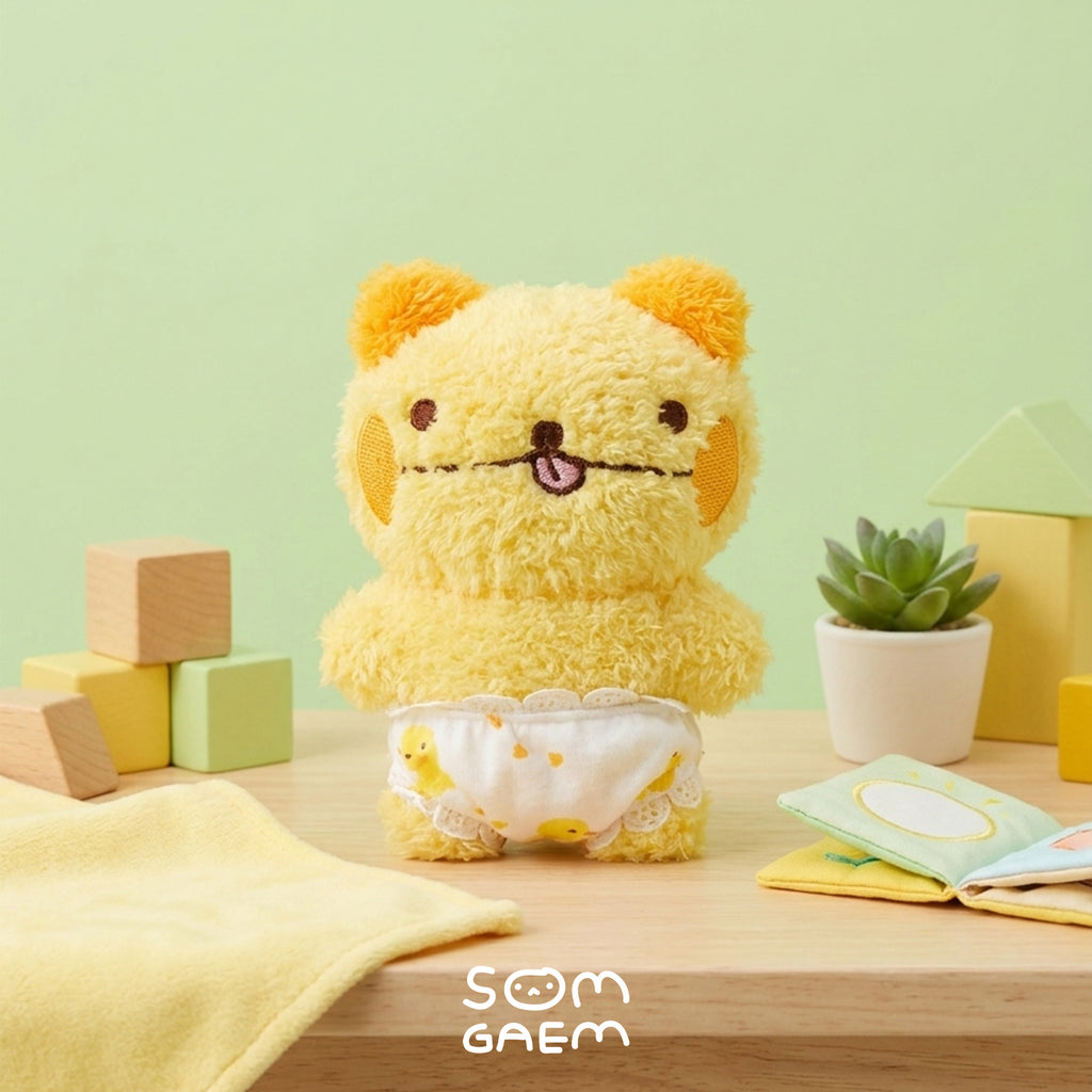 Butter Cat Plush Keychain
