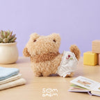 Choco Puppy Plush Keychain