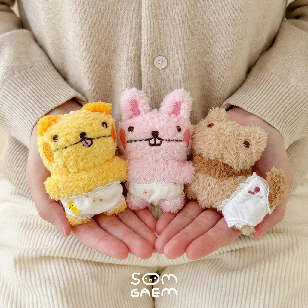 Berry Bunny Plush Keychain