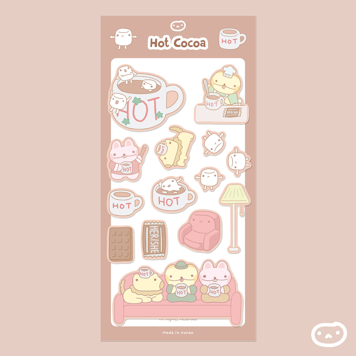 Sticker Sheet | Hot Cocoa