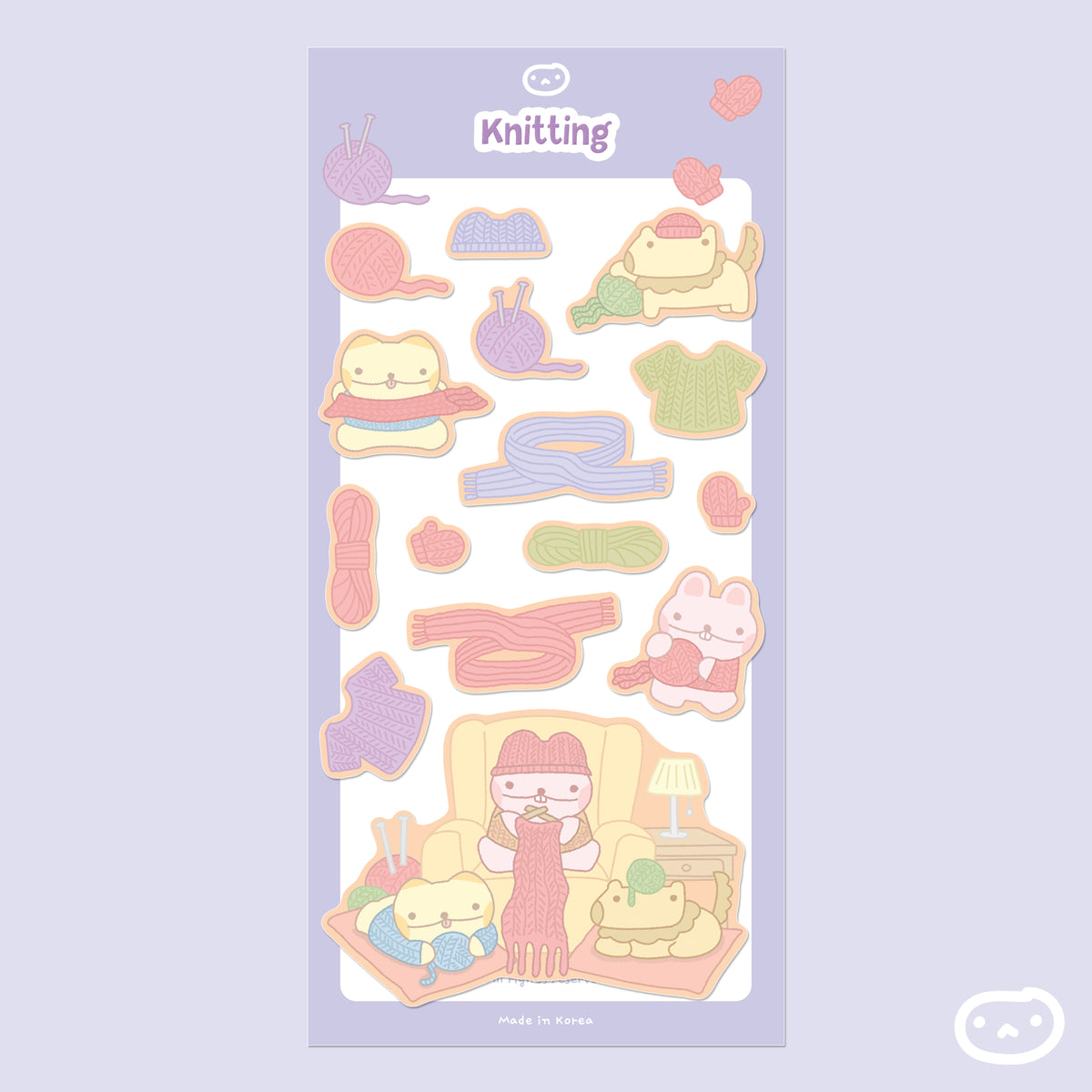 Sticker Sheet | Knitting
