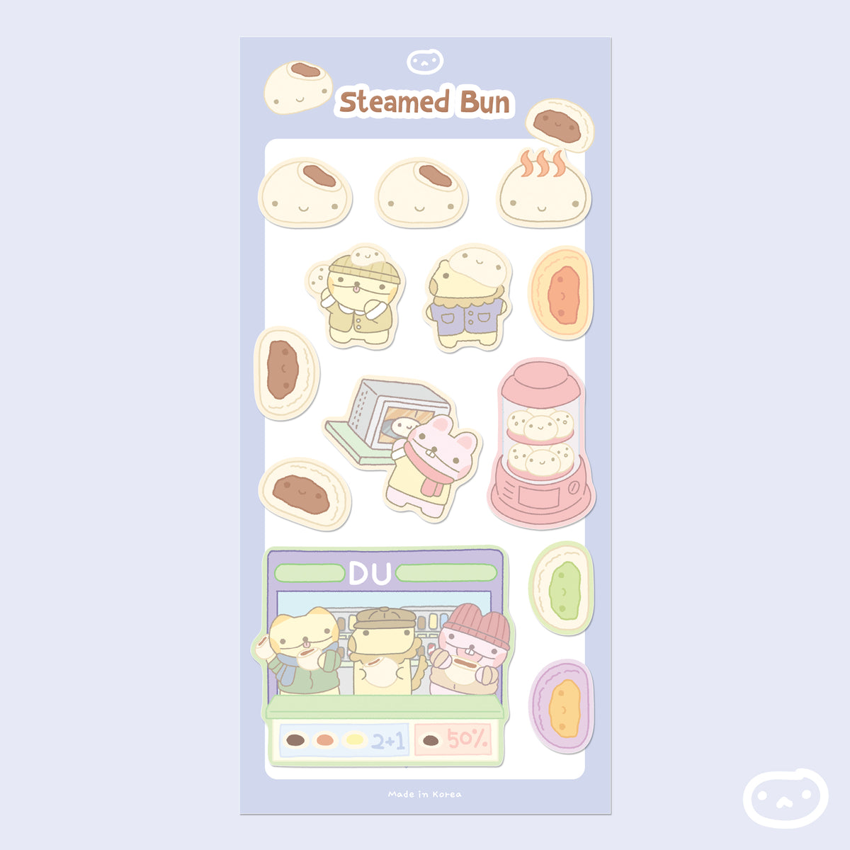 Sticker Sheet | Steamed Bun