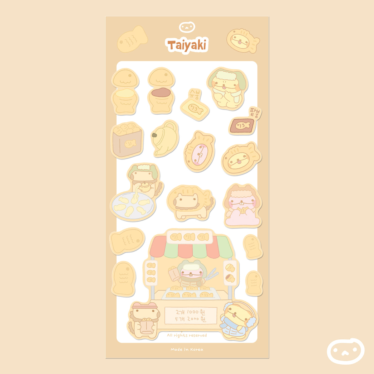 Sticker Sheet | Taiyaki