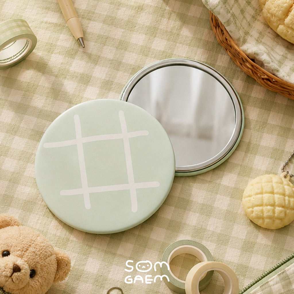 Melon Pan Pocket Mirror