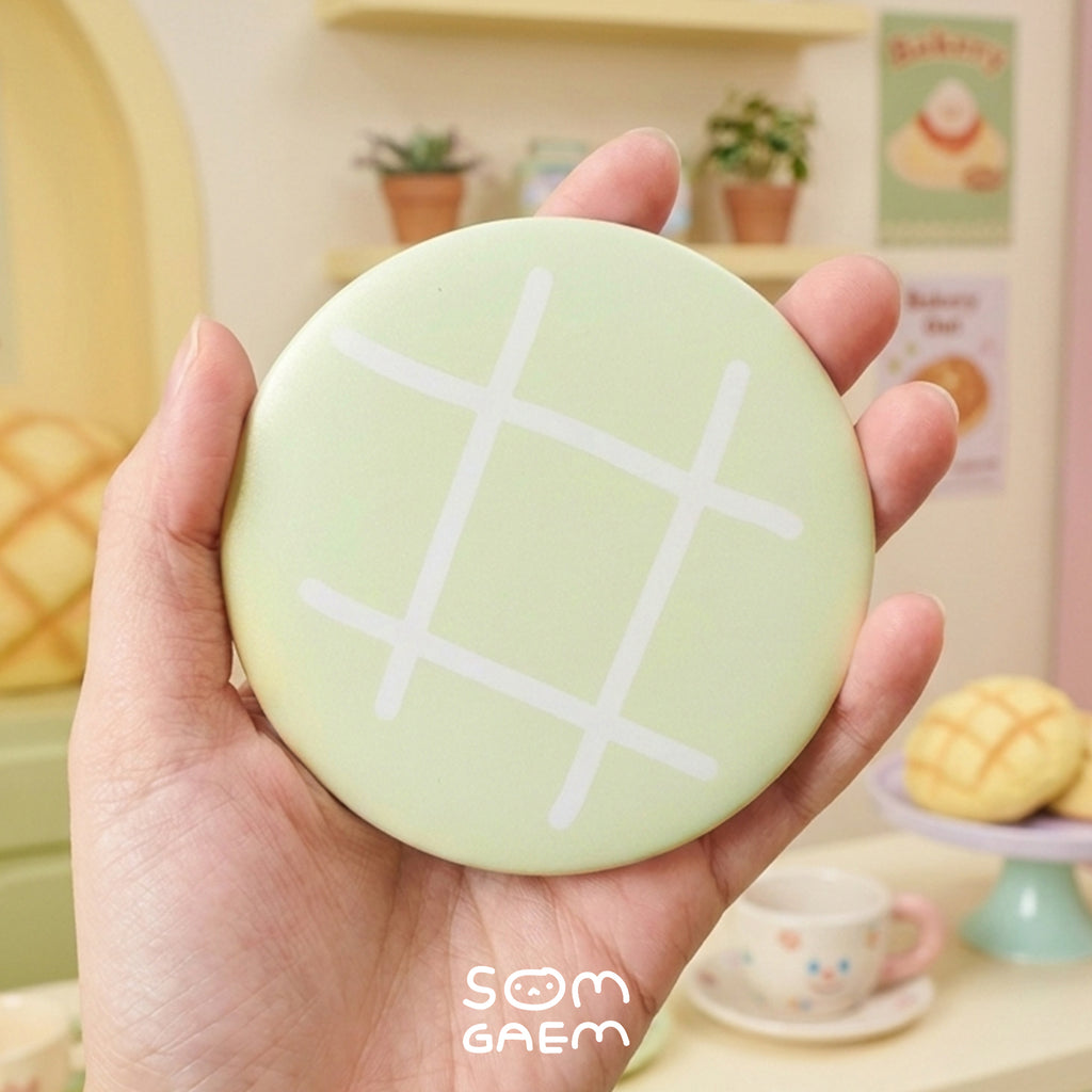 Melon Pan Pocket Mirror