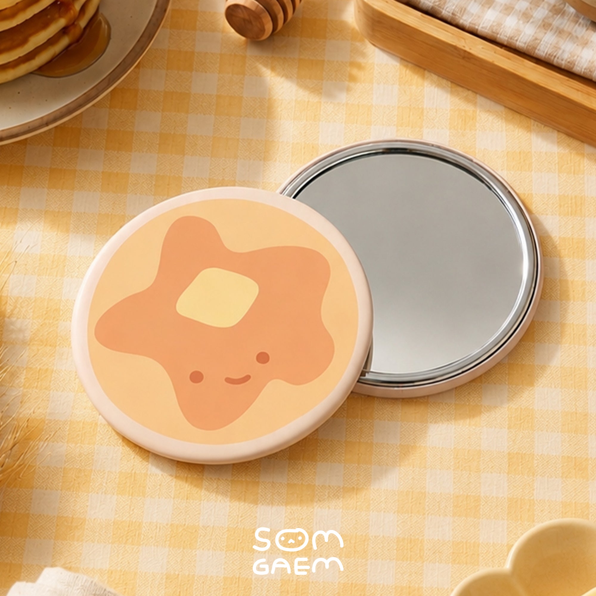 Pancake Pocket Mirror