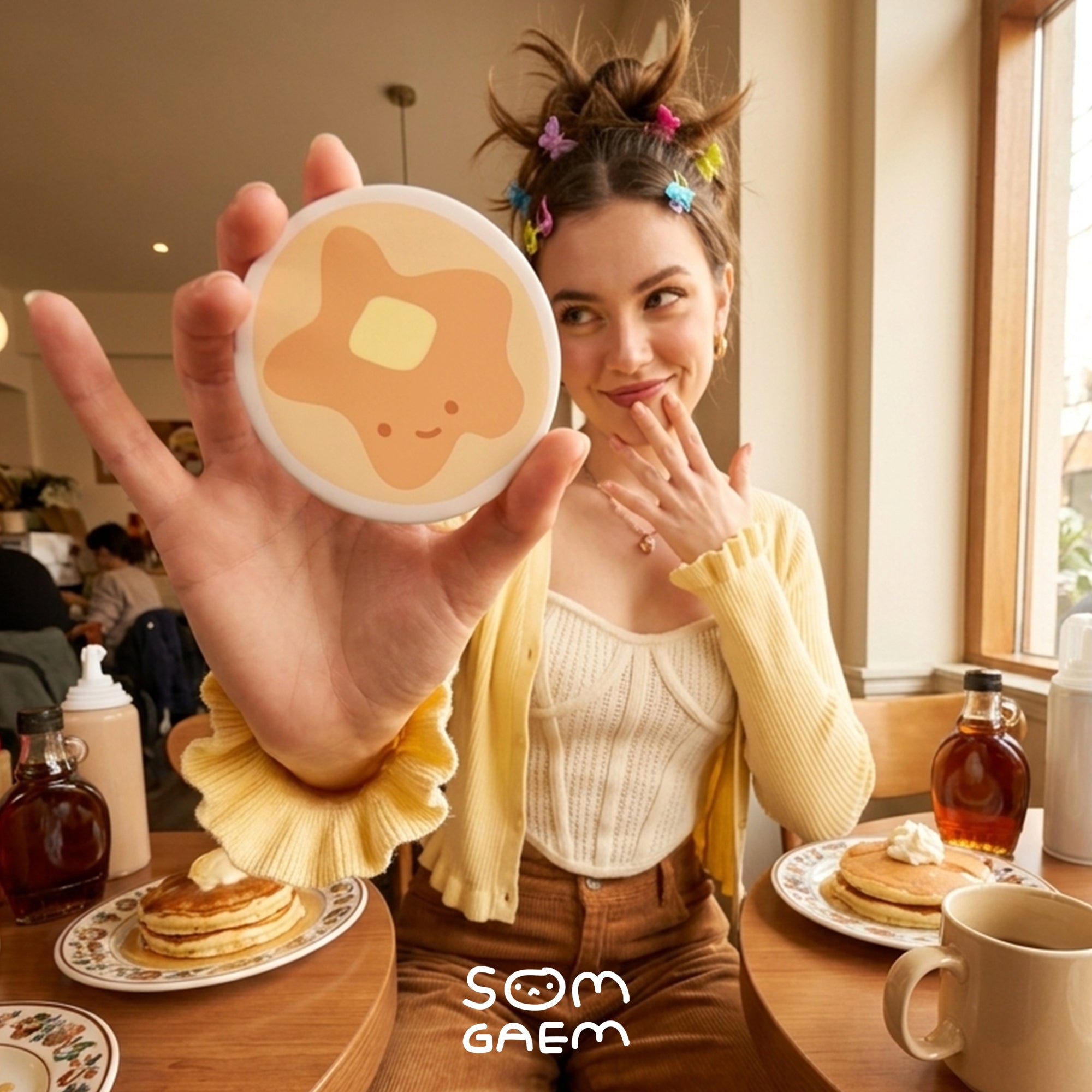 Pancake Pocket Mirror