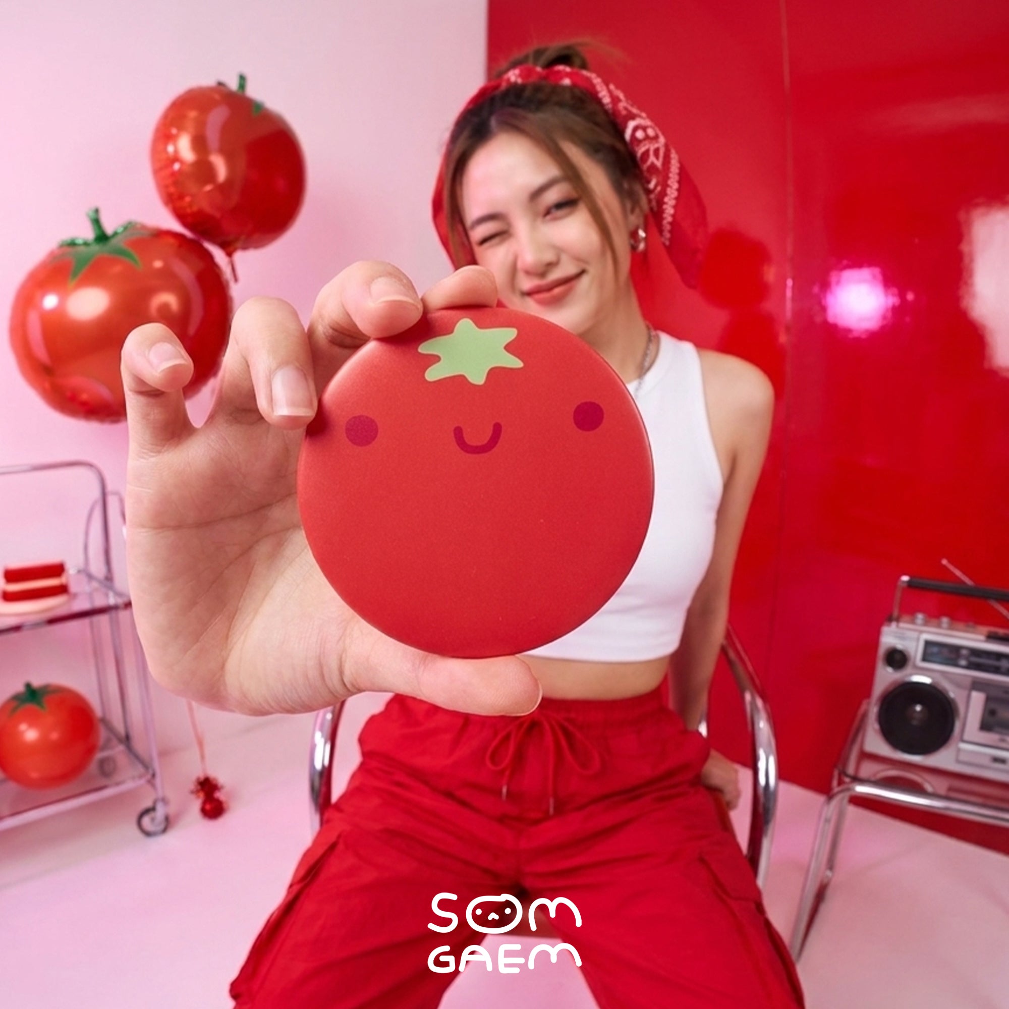 Tomato Pocket Mirror